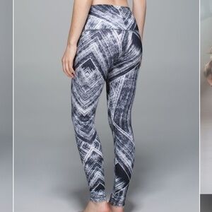 Lululemon Wunder Under Leggings Full-On (Roll Down) Heat Wave Preloved